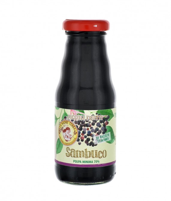 Succo e Polpa di Bacche di Sambuco - 200 ml Succo e Polpa di Bacche di Sambuco - 200 ml